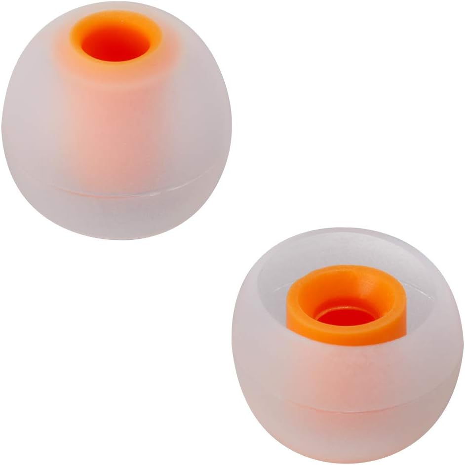 Earbud Tips Soft Silicone Earbuds Replacement Tips Fit for in-Ear Headphones(Inner Hole from 3.8mm -4.2mm Earphones) 9 Pairs S/M/L