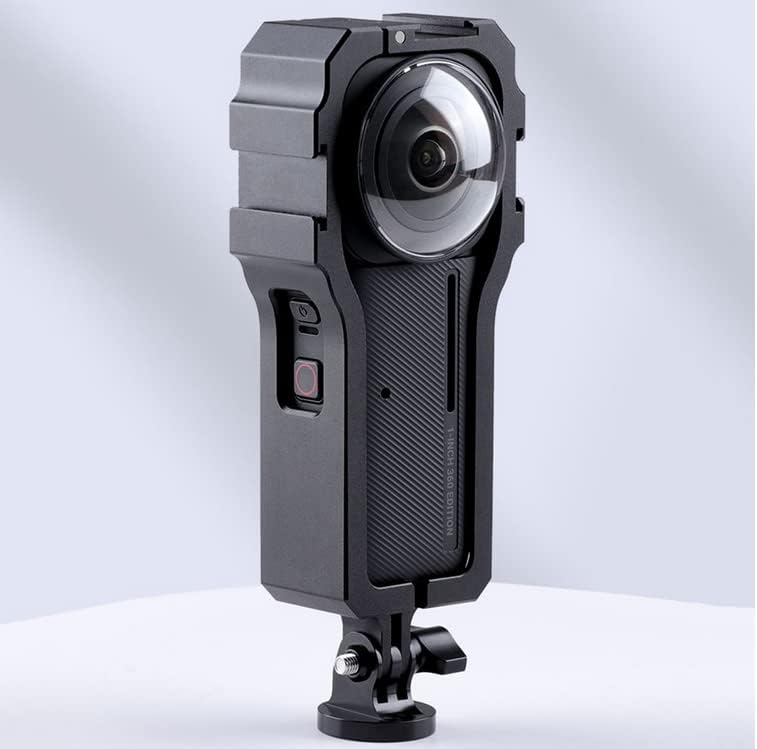 AFYMY Insta360 1 inch 360 1/4" Case Aluminum Alloy Protective Cage for ONE RS Action Camera Universal Threaded Camera