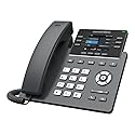 Grandstream GRP2613 IP Phone | 6 Lines, 4 SIP Accounts | 2.8-Inch Color Display | Dual-Port Gigabit Ethernet with Integrated PoE