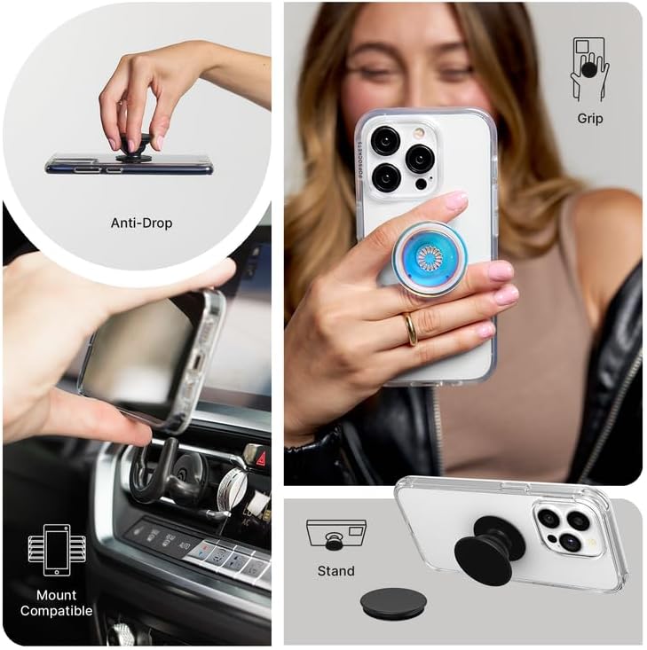 PopSockets Phone Grip with Expanding Kickstand, Adhesive Grip - Jawbreaker