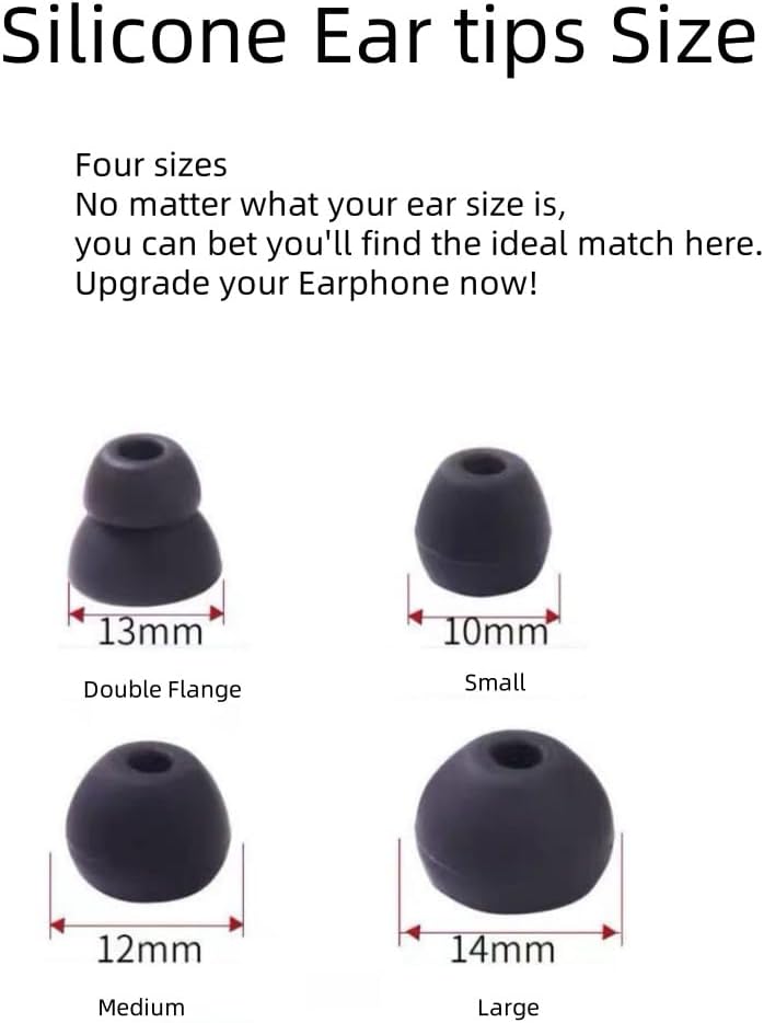 Replacement Ear Tips for Beats Urbeats2.0 Tour2.0 ibeats Beats x, Beats Flex Secure Fit for Powerbeats Pro Silicone Earbuds Washable Sweat-Resistant Noise Isolation 8 Pairs (Volt Yellow)