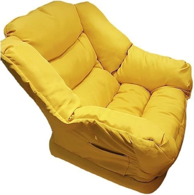 Gaming Chair Computer Chair Sofa Wholesale Armchair Bedroom Comfortable Chair Armchair Chair (Color : Tq Beige Cotton and)