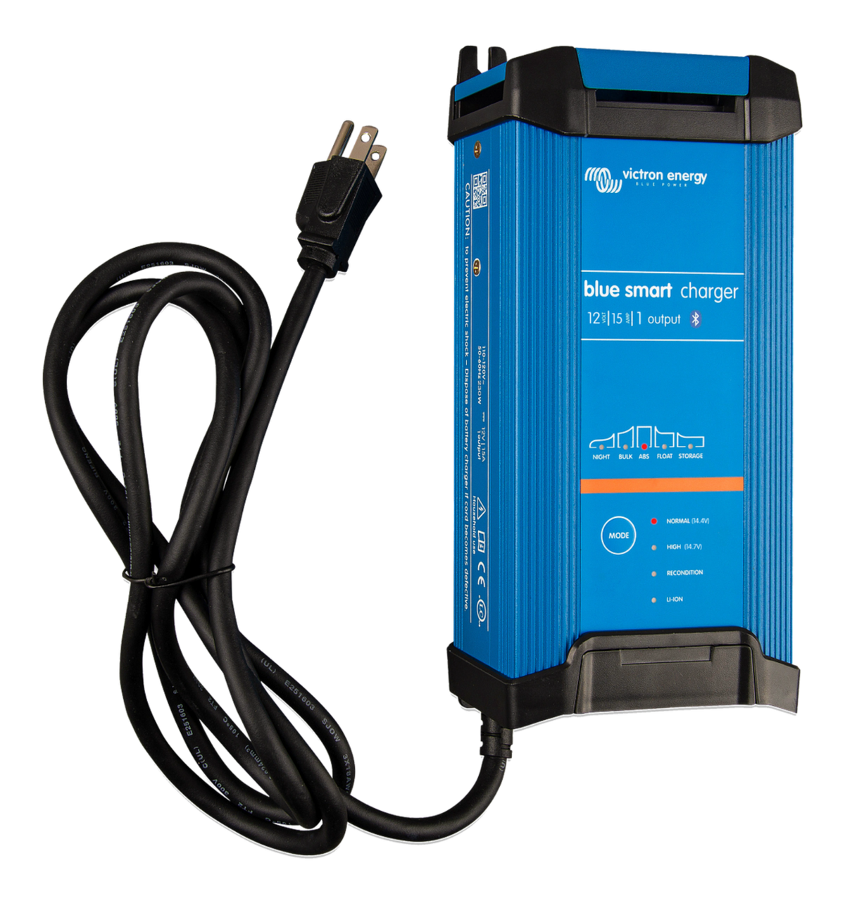 Victron BPC121545102 Blue Smart IP22 Charger 12 Volt 15 Amp 1 Outlet 120V