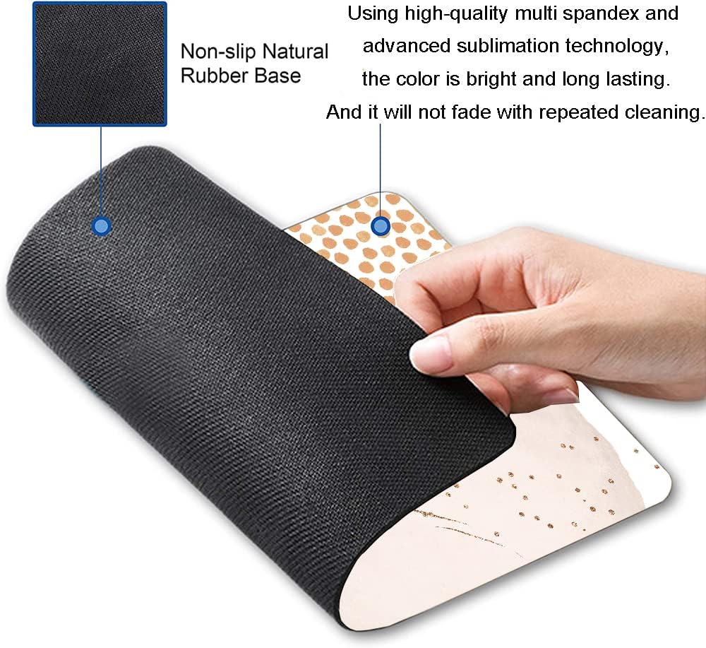 Mouse Pad, Modern Abstract Art Mouse Pad, Waterproof Mouse Mat Square Mousepad Non-Slip Rubber Base Mouse Pads for Office Laptop