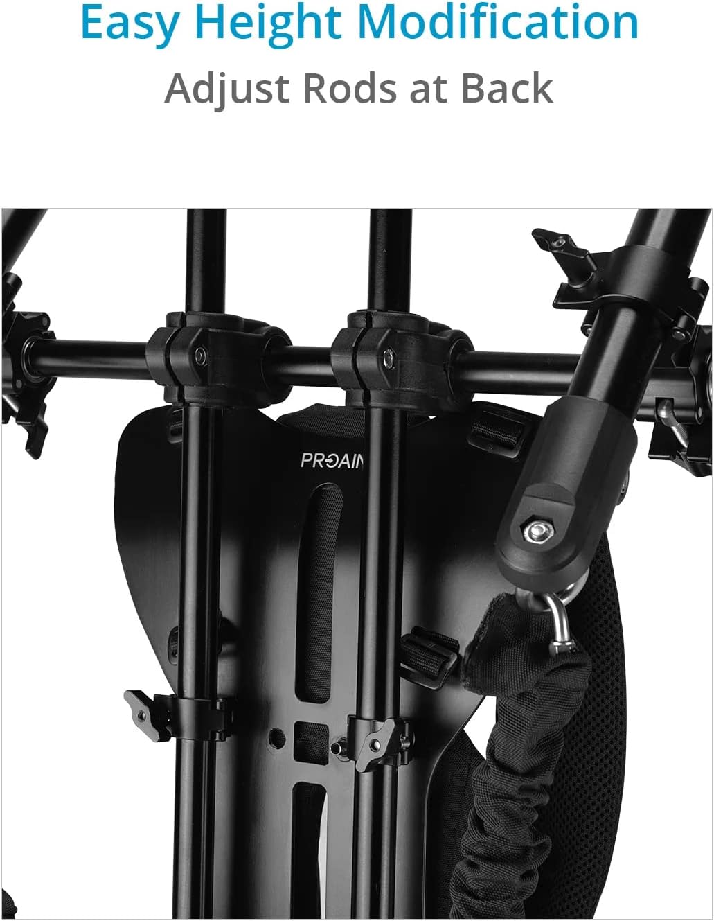 Proaim Hawk Lite Body Support Stabilizing Vest Rig for Camera Gimbals. Payload 5kg / 11lb - 15kg / 33lb. (ST-LHWK-01)