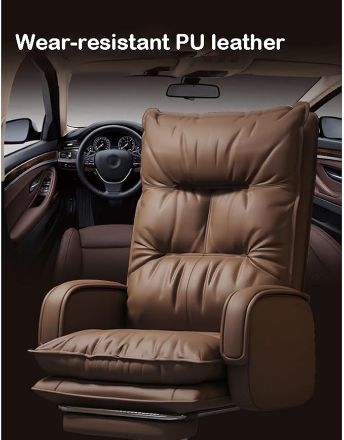 Gaming chair Home Office Desk Chairs Chair Computer Sofa Chair Can Lie Leisure Desk Chairs with Wheels Gaming Chairs for Adults Office Chair Lift Desk Chair for Living Room Bedroom ( Color : Beige