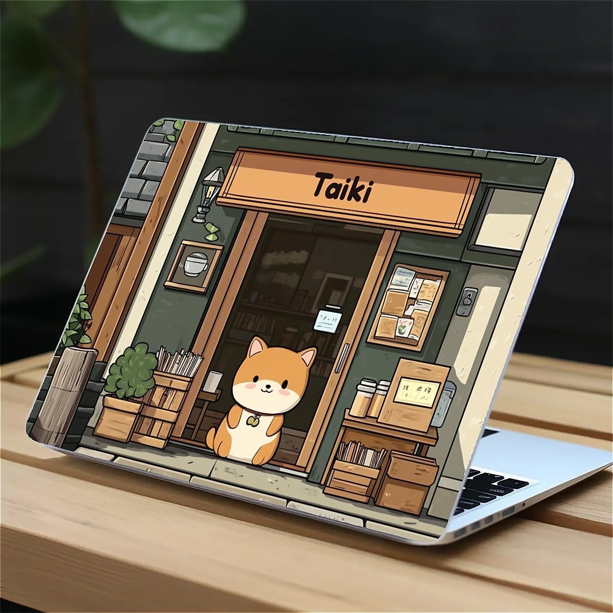 Compatible with MacBook Air 13.3 13.6 Inch Case 2022 2021 2020 2019 Plastic Hard Shell Case Cover,13.6 Air (A2681) M2 2022, A Cute Shiba