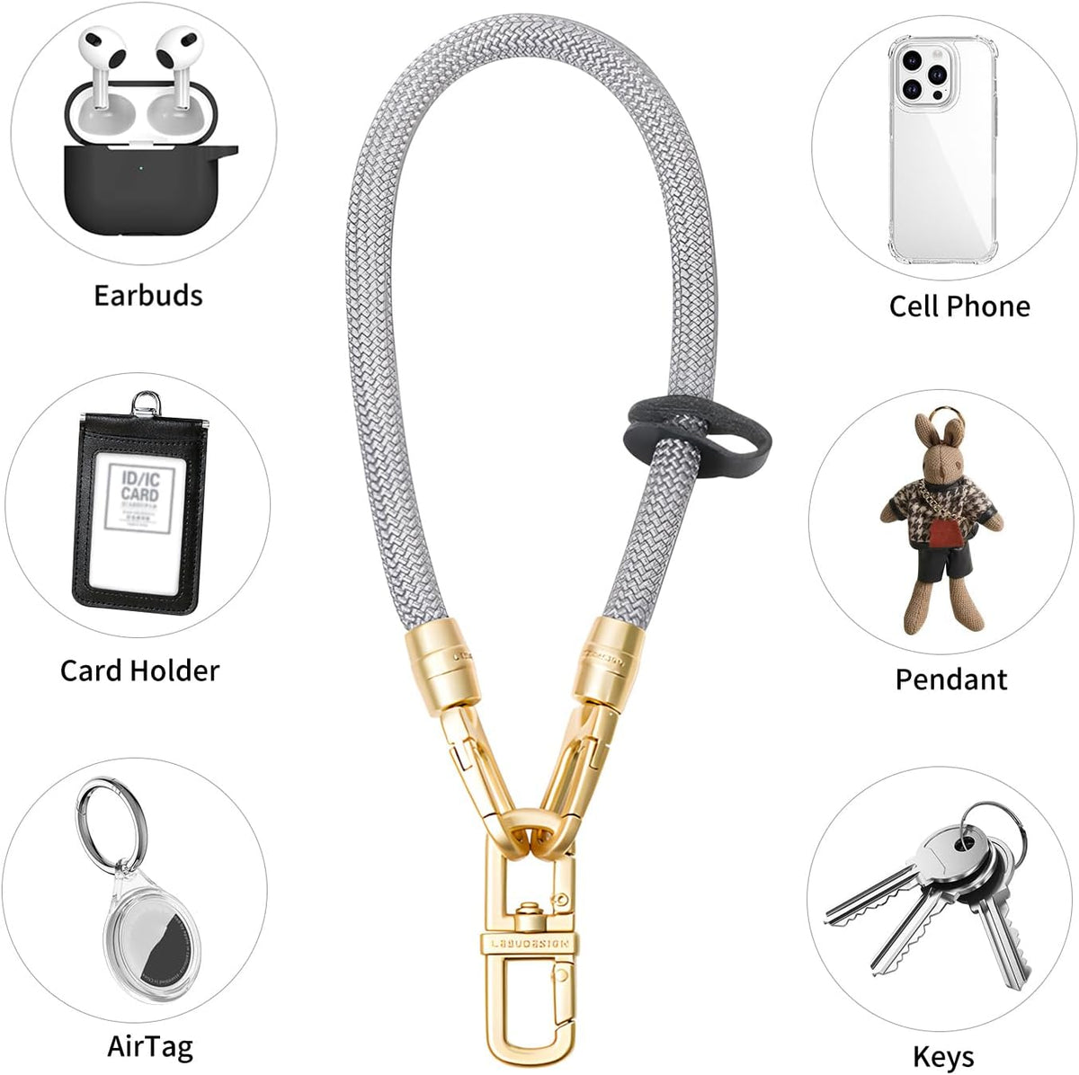 Universal Cell Phone Lanyard Wrist Strap,Phone Bracelet Strap,Phone Charms Strap
