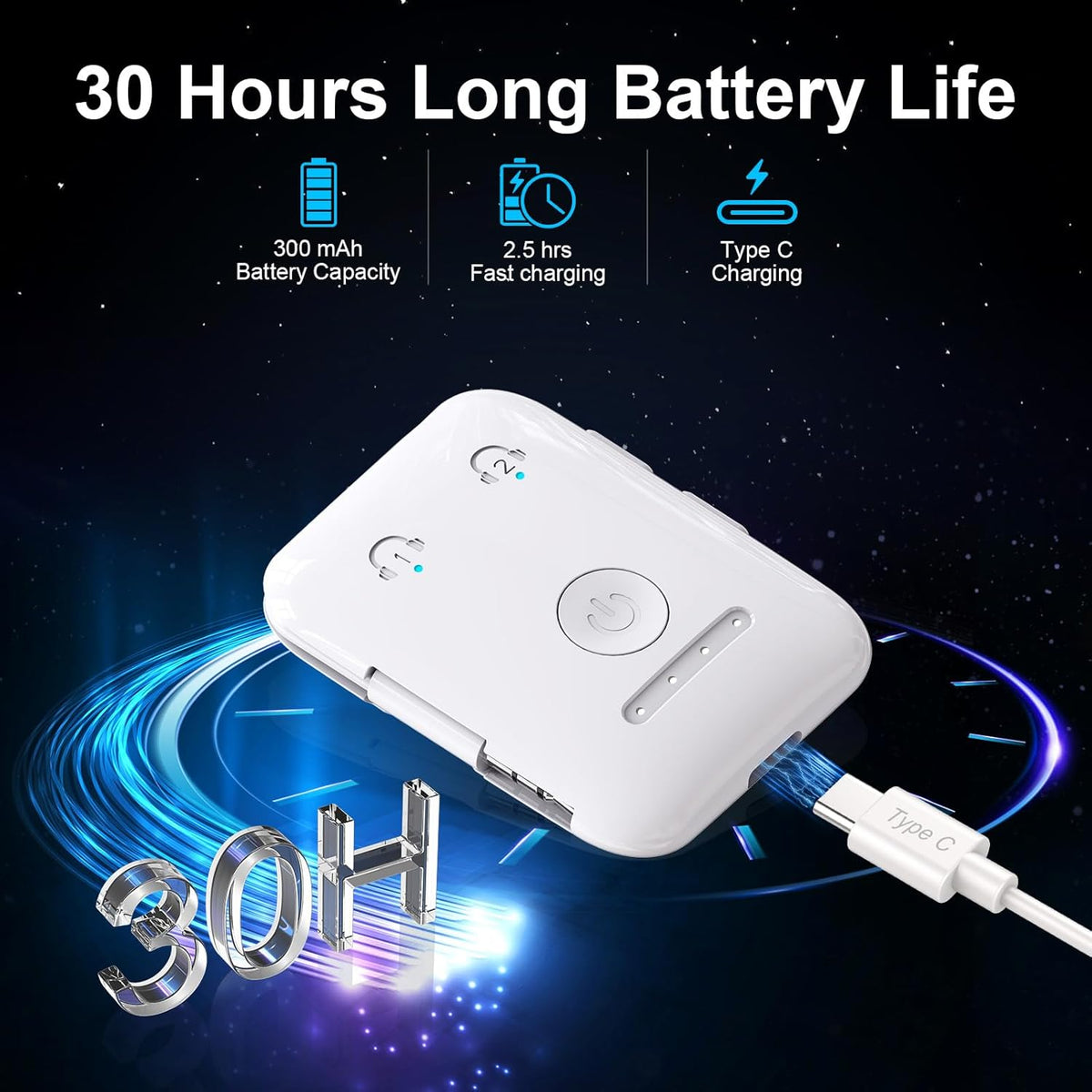 Premium Bluetooth 5.4 Transmitter, Airplane Wireless Adapter, Supports 2 AirPods/Headphones, Bluetooth Transmitter for TV, Airplane, Gym, with aptX Adaptive & Low Latency