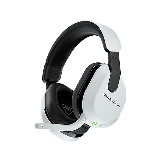 Turtle Beach Stealth 600 Wireless Multiplatform Amplified Gaming Headset for PS5 PS4 PC & Mobile – Bluetooth 80-Hr Battery Noise-Cancelling Flip-to-Mute Mic 50mm Speakers – White (Renewed)