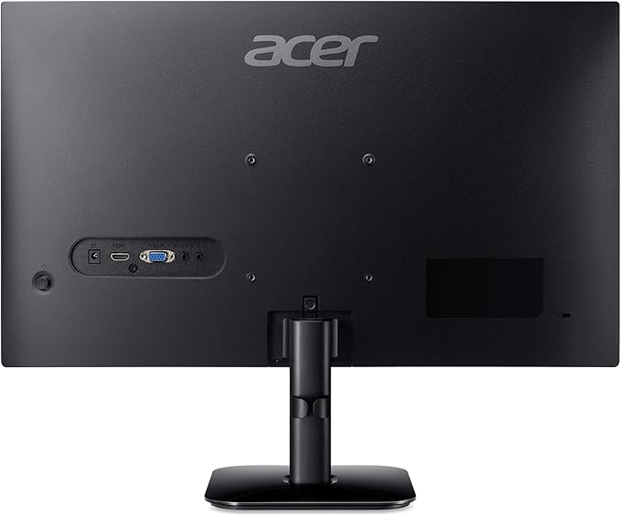 acer KB242Y - 23.8 Inch IPS Zero-Frame Full HD (1920 x 1080) Monitor | Tilt | Up to 120Hz Refresh | 1ms (VRB) | sRGB 99% | HDMI & VGA Ports | Adaptive-Sync Support (FreeSync Compatible)