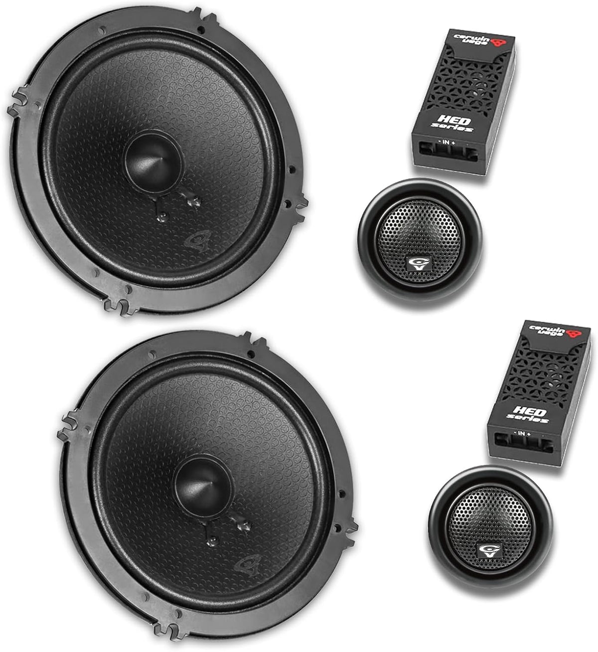 CERWIN-VEGA! HED 2025 Edition – 6.5” 2-Way Component Full Range Speaker System - H65C