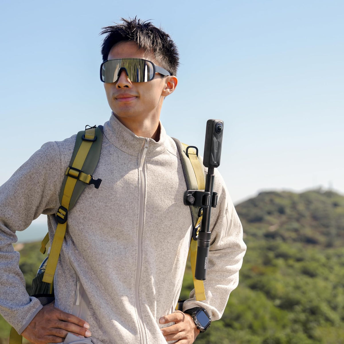 Insta360 Selfie Stick Holder for Easy Access