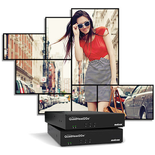 Matrox Q2G-DP4K2 QuadHead2Go Multi-Monitor Controller Appliance / 4K video wall appliance
