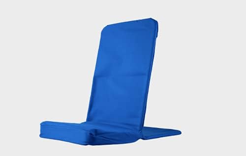 Original BackJack-Made in The USA- Extra Large Royal Cotton Fabric Lightweight Floor Seating Chair for Gaming Families Parents Daycare Back Support Reading Yoga Meditation Dorm