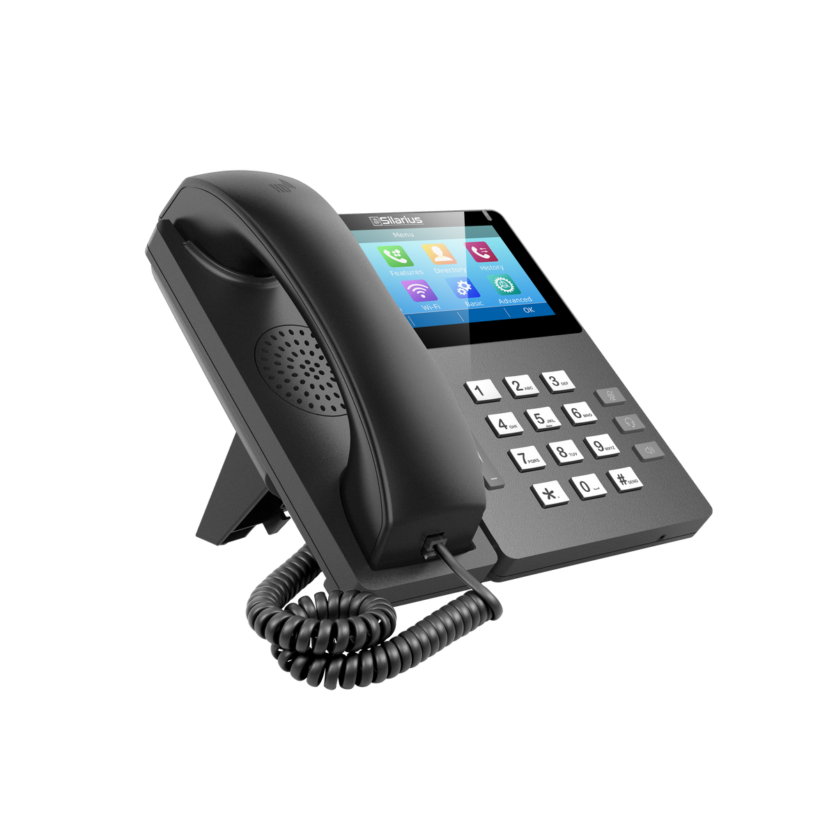 Silarius SILETIPP10SPWB Elite Touch Screen SIP IP Phone