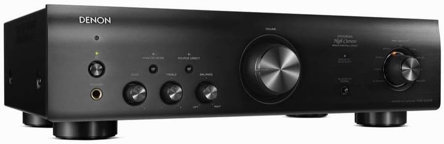 Denon PMA-600NE Stereo Integrated Amplifier | Bluetooth Connectivity | 70W x 2 Channels | Built-in DAC and Phono Pre-Amp | Analog Mode | Advanced Ultra High Current Power