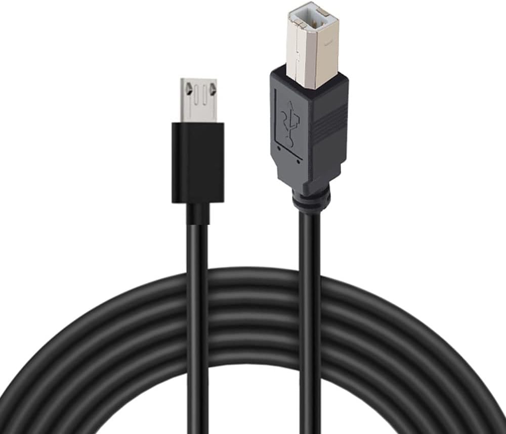 6FEET 2.0 2.0 GuangMaoBo Micro USB to Printer Cable,USB to USB Type B Cable,Android Phone pc to Printer Cable