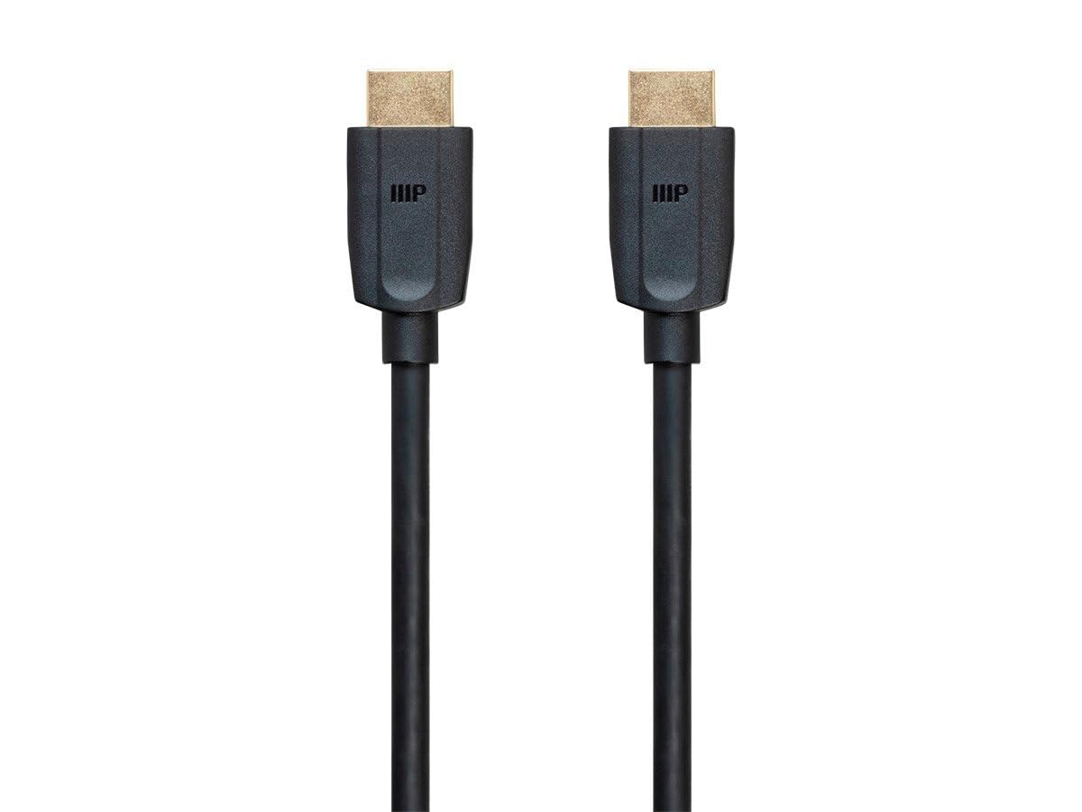8K 48Gbps, 6 Monoprice Ultra High Speed HDMI Cable - Dynamic HDR, eARC, Feet, Black - DynamicView Series