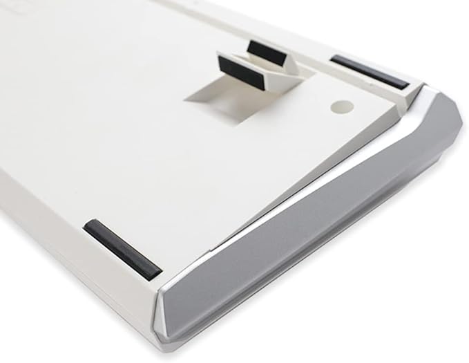 Ducky One 3 TKL Pure White Hotswap RGB Mechanical Keyboard (Cherry MX Silent Red)