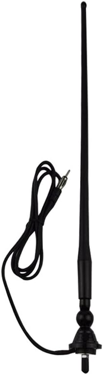 Herdio 3.0mm Waterproof Marine Radio Antenna Connector Rubber Duck Dipole Flexible Mast FM AM Antenna for Boat Car ATV