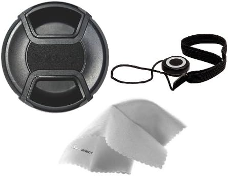 Digital Nc Pinch K-5 (62mm) Lens Cap Center for Pentax IIs + Lens Cap + Microfiber Cloth