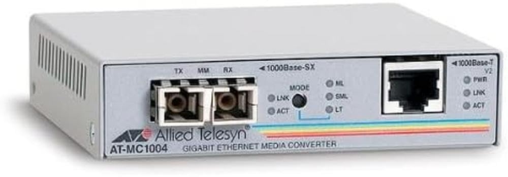 Allied Telesyn 1000bt to 1000sx/sc Media Converter