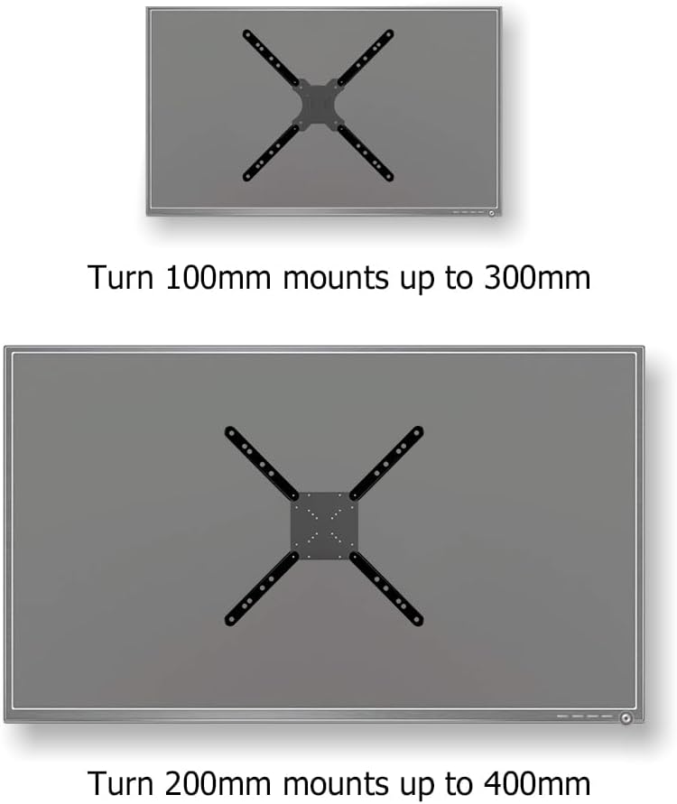 IFCASE 32 55 inch 200x200mm 400x400mm 300x300mm (2.0) Steel Adapter Bracket Convert for Screens to LCD LED TV VESA
