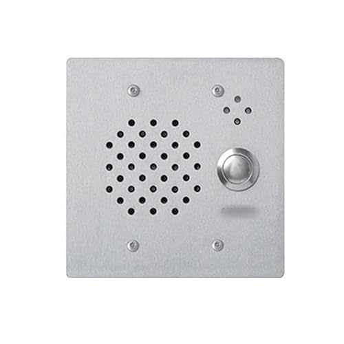 Aiphone IE-SS-A Audio Only Door Station, Stainless Steel, Flush Mount