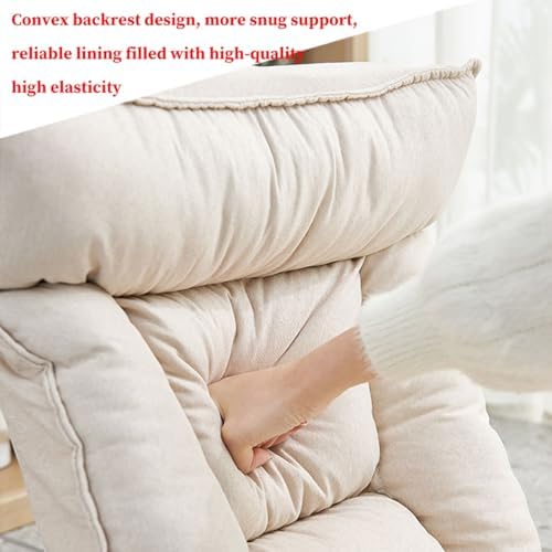 Floor Chair Floor chair with backrest foldable and headrest lazy sofa meditation chair window chair floor chair for adults comfortable armless lounge chair gaming chair ideal for reading (/Lig