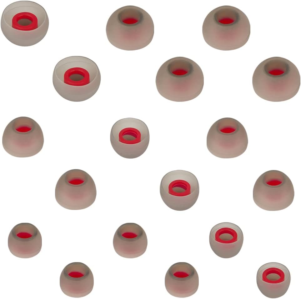 Silicone Earbud Covers - Replacement Ear Tips for In-Ear Headphones - S, M, L - 9 Pairs