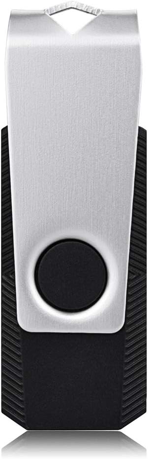 Aiibe 8GB Flash Drive 10 Pack 8GB USB Flash Drives Thumb Drive Bulk USB 2.0 Memory Stick USB Drive, Black