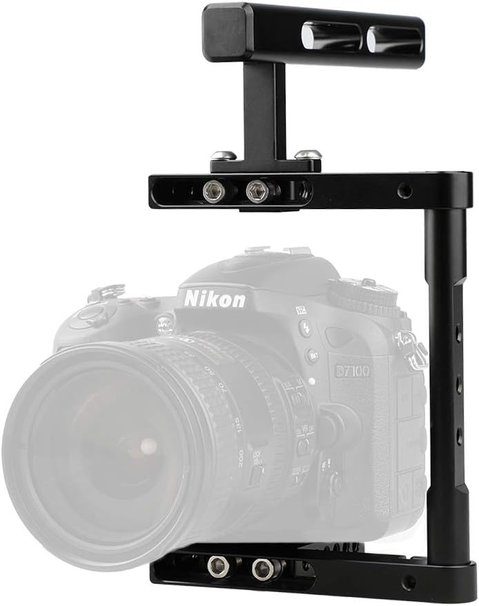 CAMVATE Basic Camera Cage Rig with Top Handle Universal Use - 1897