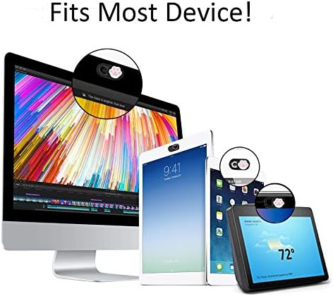 Webcam Cover Slide 6 Packs Ultra-Thin Camera Covers for Computer Laptop Desktop Smartphone to Protect Your Privacy and Security, Cute Dog Paw