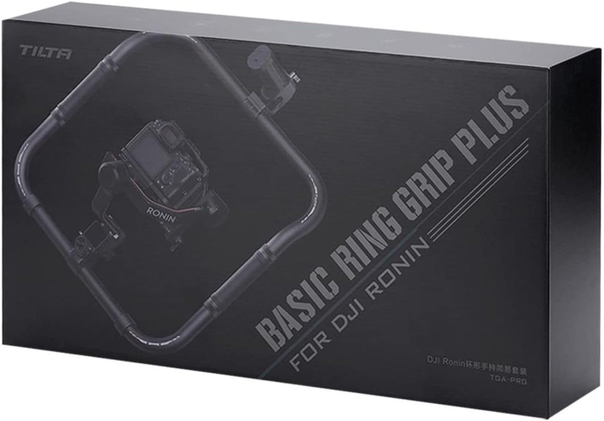 Tilta Basic Ring Grip Plus Compatible with DJI Ronin RS3 Pro/ RS4/ RS4 Pro | Improved Stability, Movement & Flexibility | Aluminum Alloy | Multiple Power Options