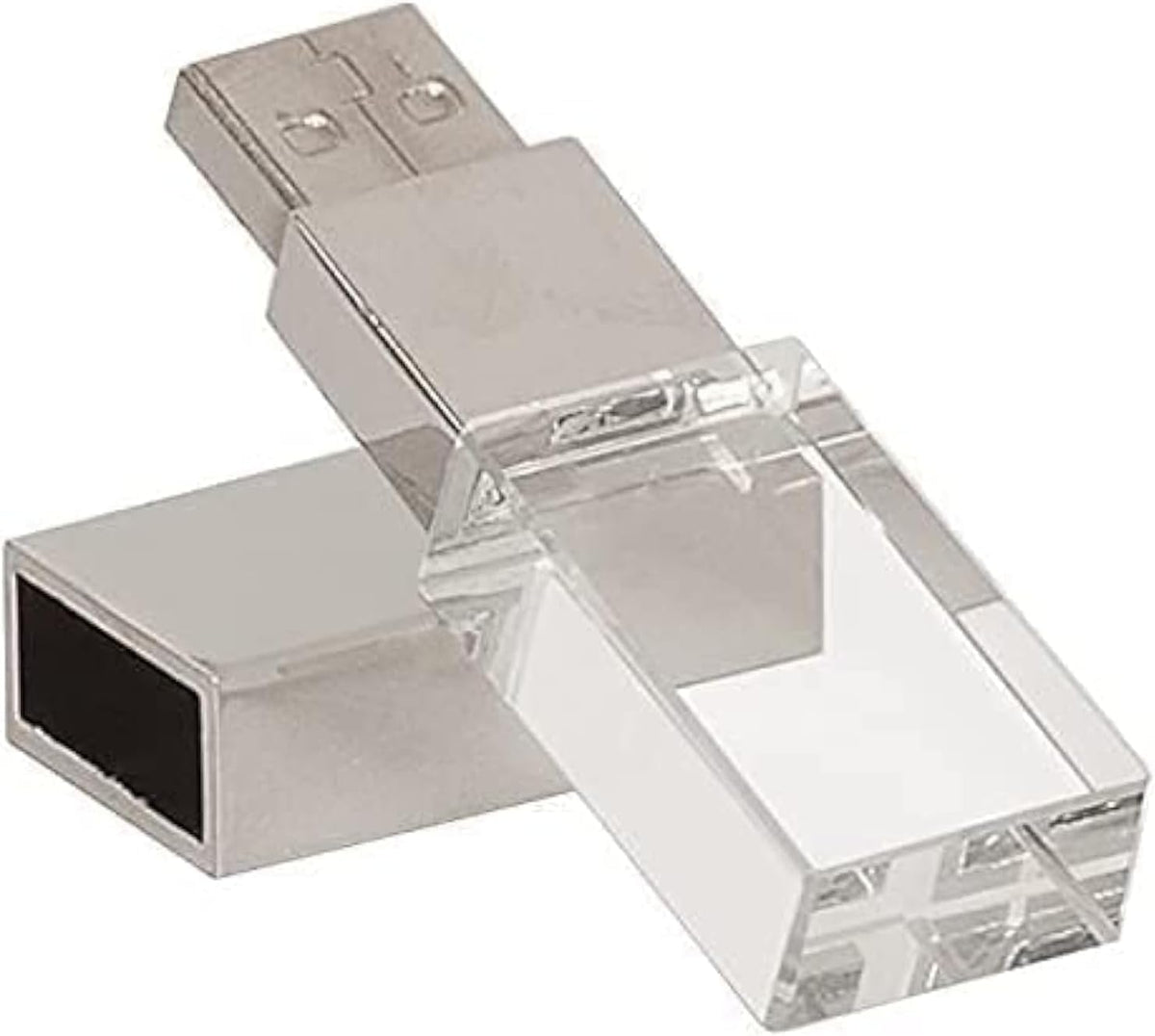 HZBDBLT 3.0 (32, Crystal USB Flash Drive LED Lighting Memory Stick Birthday Wedding Gift Pen Drive GB)