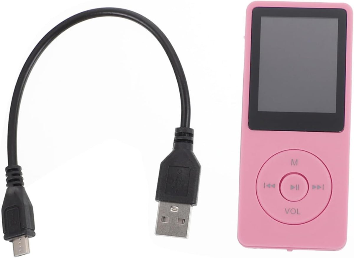 COOLHIYA Lossless Sound Player with Screen Portable Media Player for Students Supports Amv Formats Easy USB Transfer