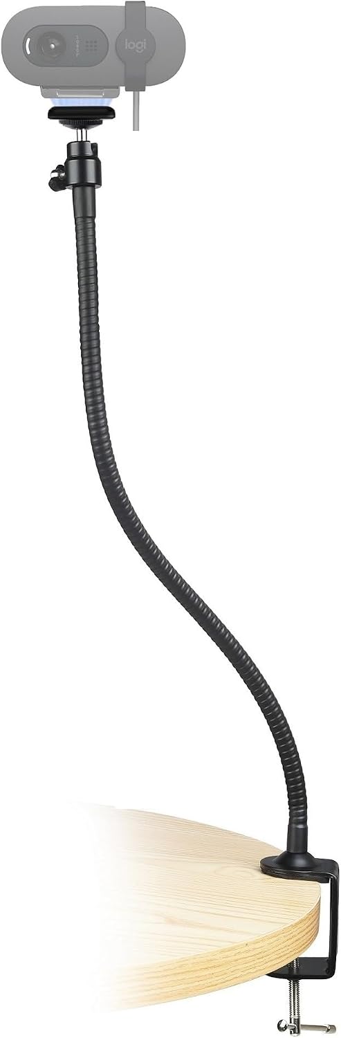 AceTaken 101 101 100/Brio 301 300/Brio 501 500/Brio 4K/C270/C310 Brio Webcam Stand, Magnetic Webcam Clamp Mount Holder