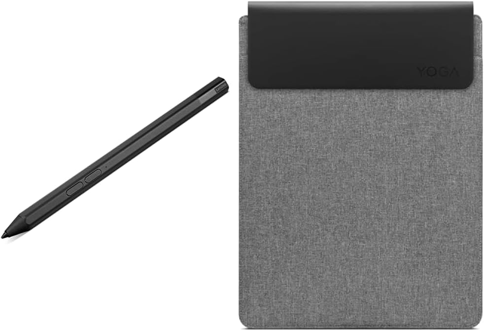 Lenovo Precision Pen 2 (Laptop) – USB-C Charging – Tilt Recognition & Yoga Laptop Sleeve 14 Inch Notebook/Tablet Compatible with MacBook Air/Pro