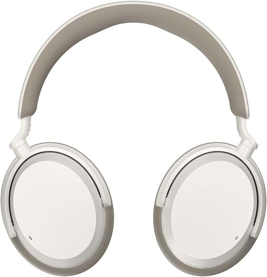 Sennheiser ACCENTUM Wireless Bluetooth Headphones - 50-Hour Battery Life, Audio, Hybrid Noise Cancelling (ANC), All-Day Comfort, White