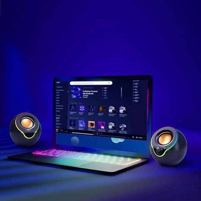Computer Audio Desktop Home Heavy Bass Wired Small Speaker Laptop