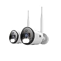 Night Owl Sp, Llc Night Owl Wi-Fi IP 4K HD Indoor/Outdoor Dual Spotlight Cameras with 2-Way Audio, Preset Voice Alerts and Built-in Camera Siren
