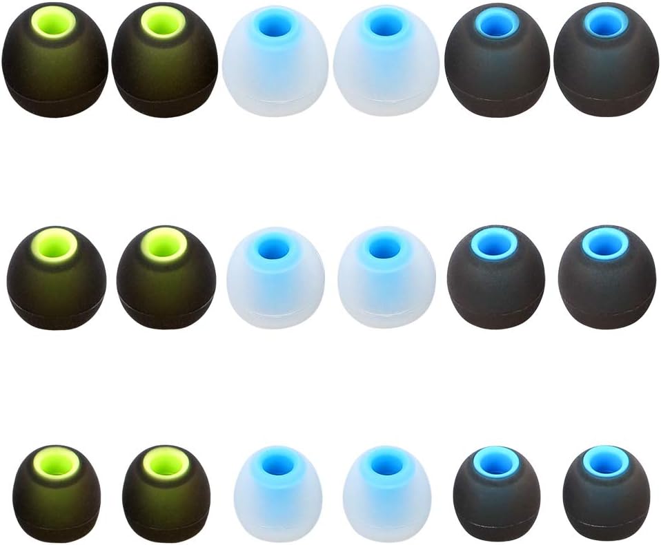 Earbud Tips Replacement Ear Tips Eartips Eargels 9 Pairs SML