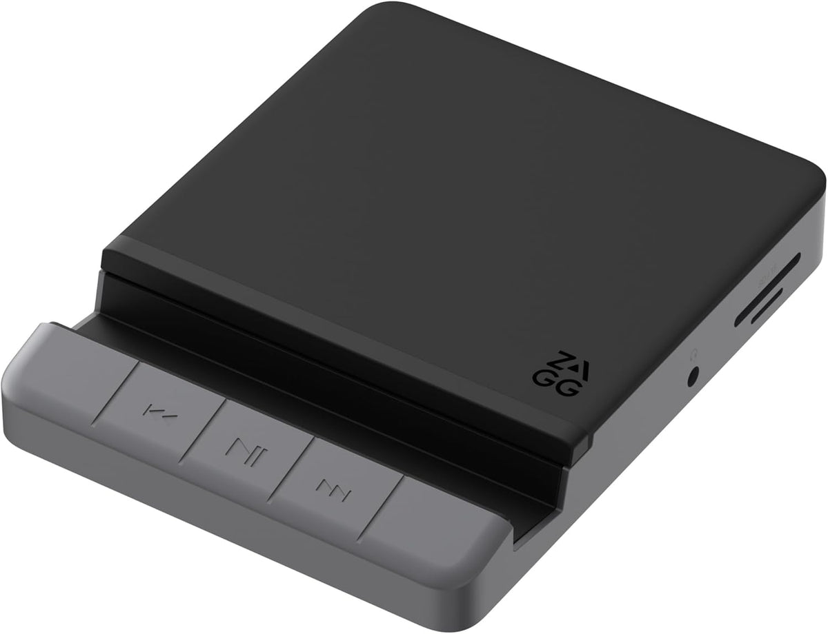 ZAGG 6-Port Media Hub – for iPad, Chromebook, Android & More – HDMI 4K 60Hz, USB-C PD 100W, USB-A 3.2 10Gbps, SD & MicroSD Card Readers, Audio Jack – Compact & Durable w/Media Buttons