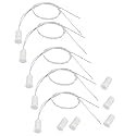 uxcell 5 Pcs NC Door Window Contact ABS Alarm Security Magnetic Reed Switch