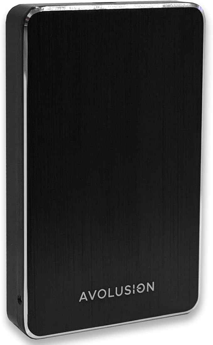 Avolusion M2 Series 1TB USB 3.0 Portable External Gaming Hard Drive (for PS4 / PS5 or Windows OS Laptop/PC) (Renewed)