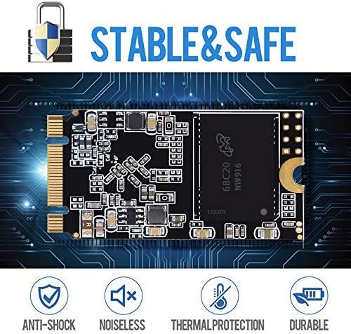 Dogfish SSD SATA M.2 2242 120GB Ngff Internal Solid State Drive High Performance Hard Drive for Desktop Laptop SATA III 6Gb/s SSD (120GB, M.2-2242)