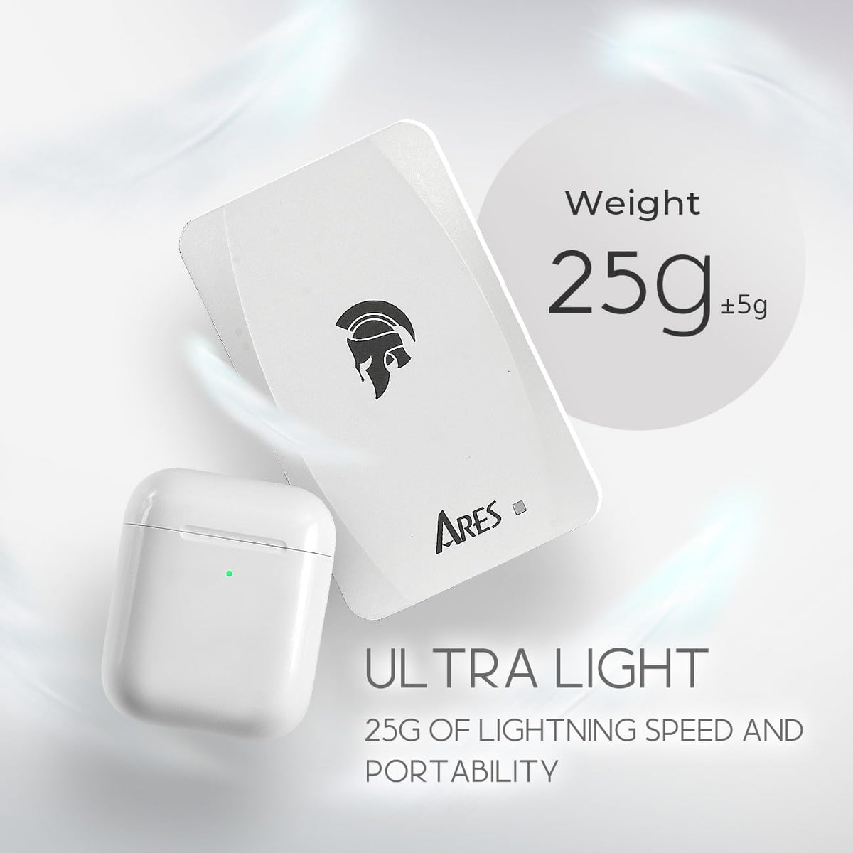 DATO External SSD 2TB, Portable SSD External Solid State Drive, USB 3.2 Gen 2x1 Type C Up to 1050/1000 MB/s, Super Light and Compact Portable Solid State Drive - ARES Torch