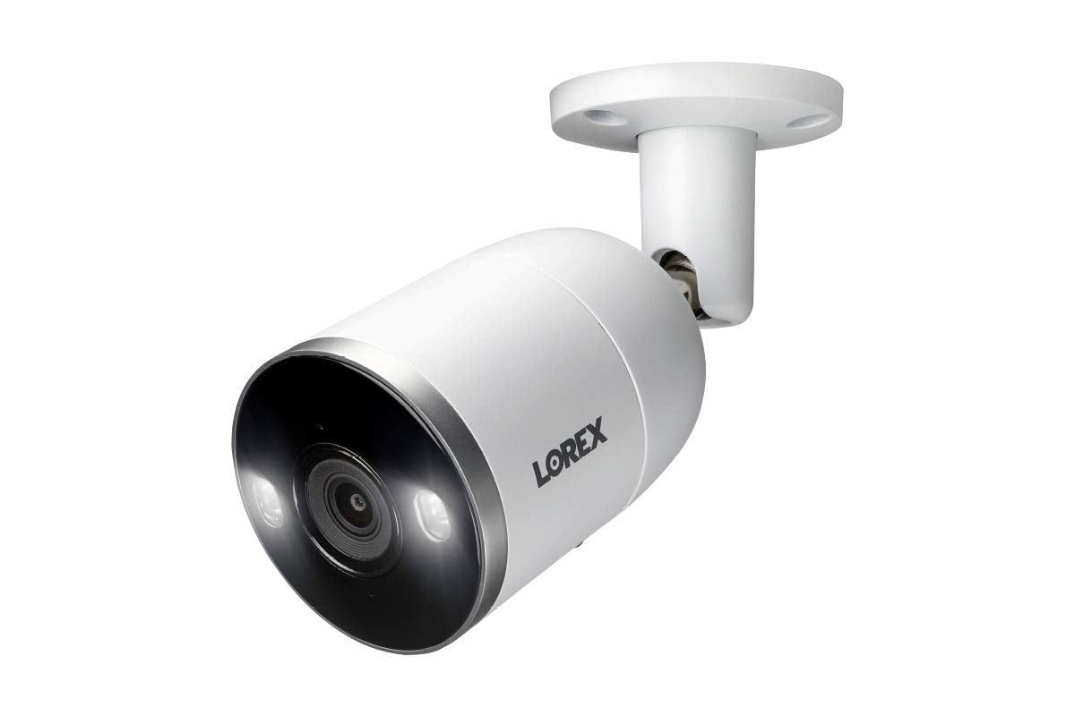 Lorex Technology N4K2SD-86WB Surveillance System Featuring N842A82 Fusion 4K 2TB NVR and 6 E892AB 4K 8MP Active Deterrence Bullet Camera