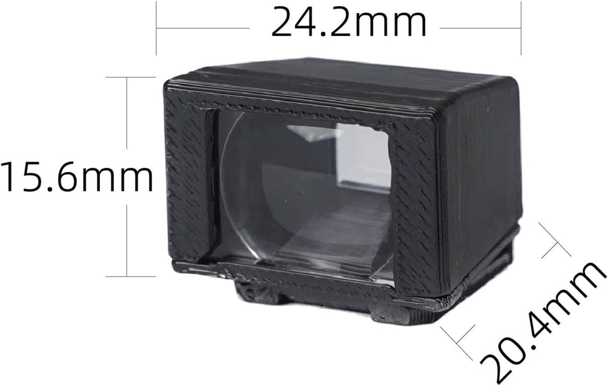 IAMDORE 28mm Camera Optical Viewfinder External Accessory Portable Spare Part Easy to Install PP Material Suitable